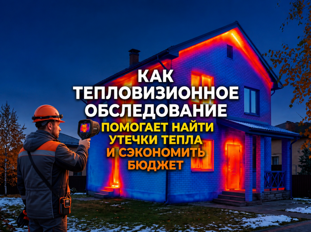 Как тепловизионное обследование помогает найти утечки тепла и сэкономить бюджет