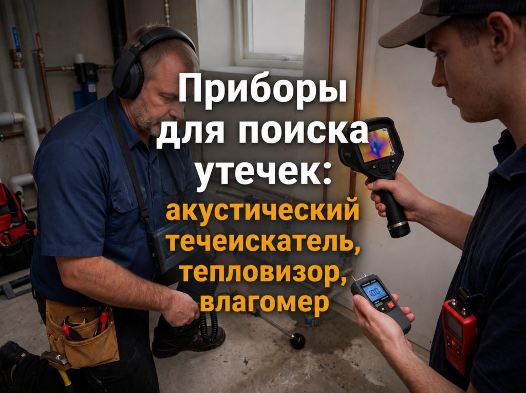 Приборы для поиска утечек