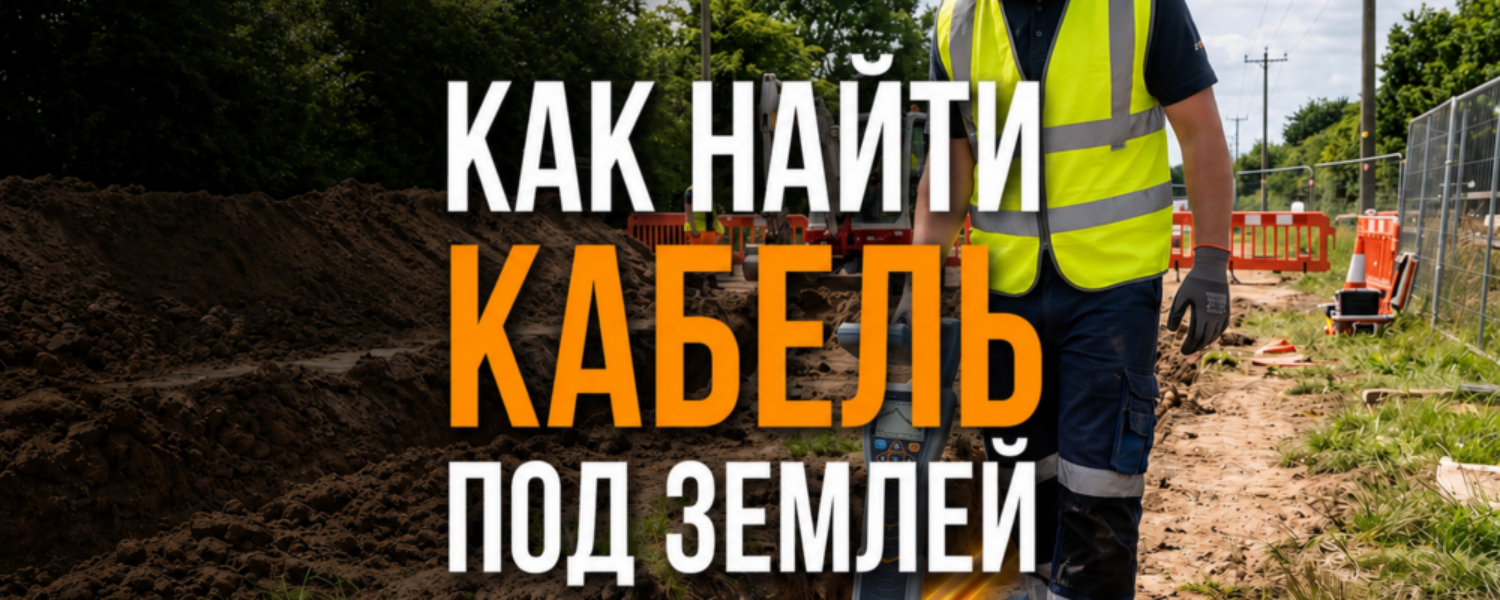 Как найти кабель под землей под напряжением и без него