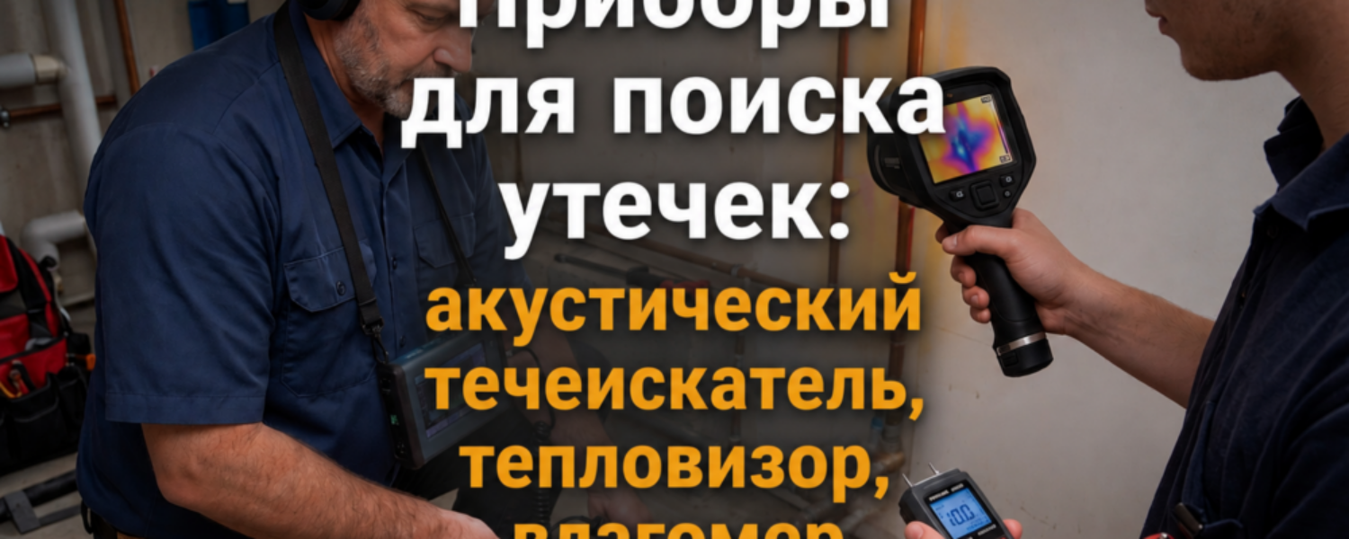 Приборы для поиска утечек